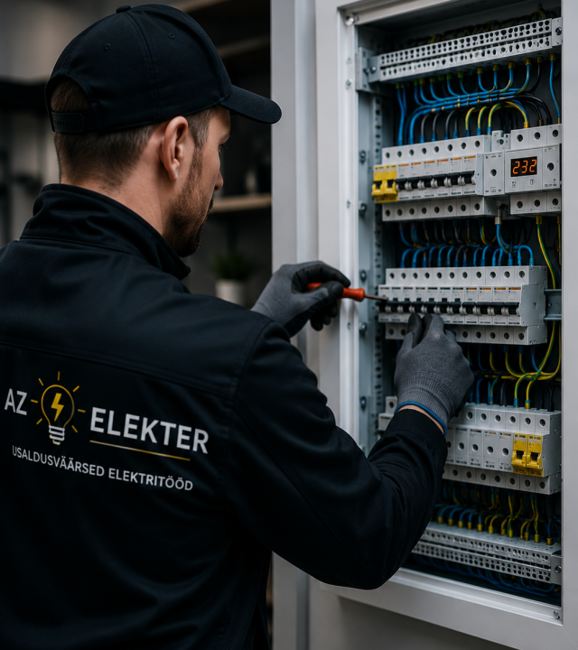 Leiame kiiresti elektririkked, vahetame katkised elektri komponendid ning tagame teie elektrisüsteemi turvalise ja töökindla toimimise